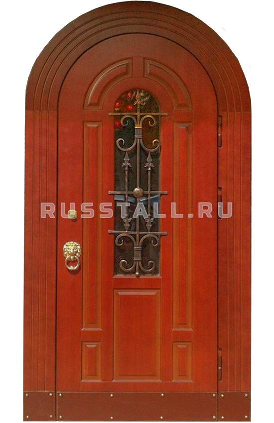 Металлическая дверь с ковкой RS139 - Изображение