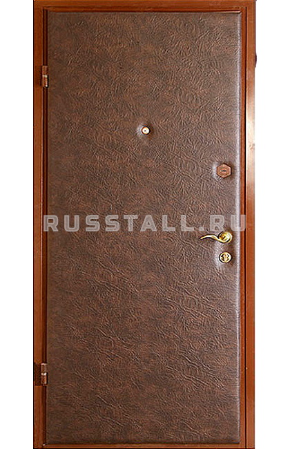 Металлическая дверь с винилискожей RS33 - Изображение