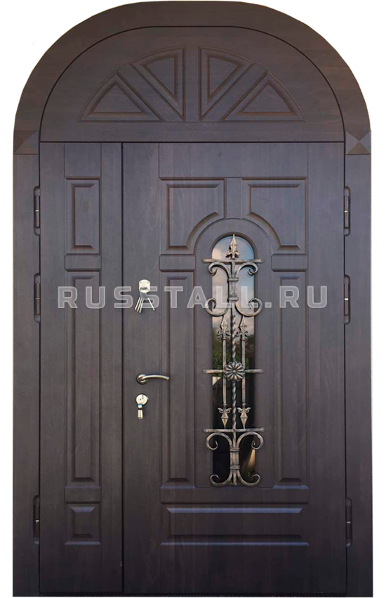 Парадная арочная дверь RS140 - Изображение