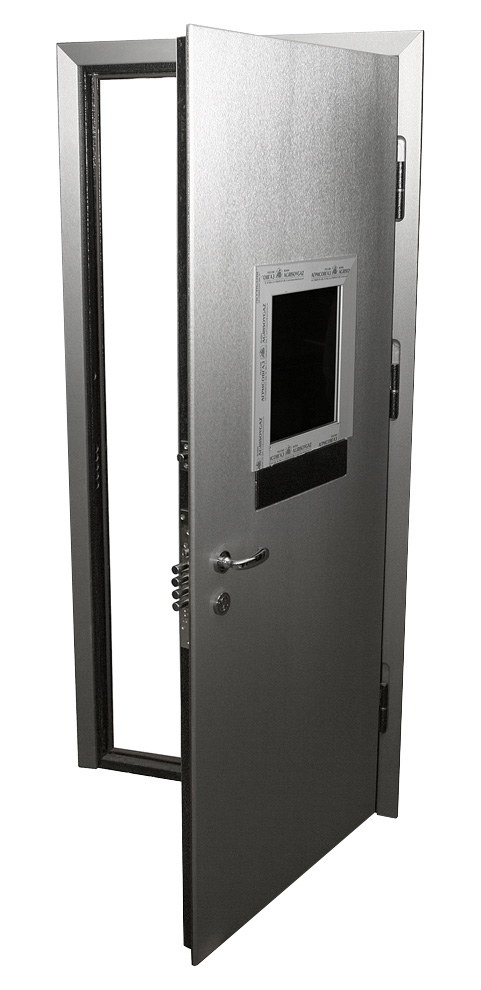 Стальная дверь в кассу с модулем RS-344