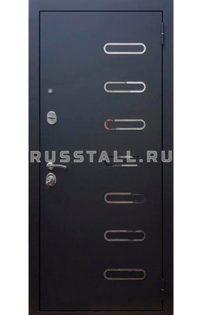 Порошковая стальная дверь с МДФ RS16 - Изображение