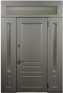 Парадная дверь с фрамугой RS-288 - Изображение