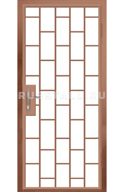 Решетчатая металлическая дверь RS137 - Изображение
