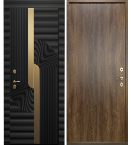 Металлическая входная дверь в частный дом RS-374