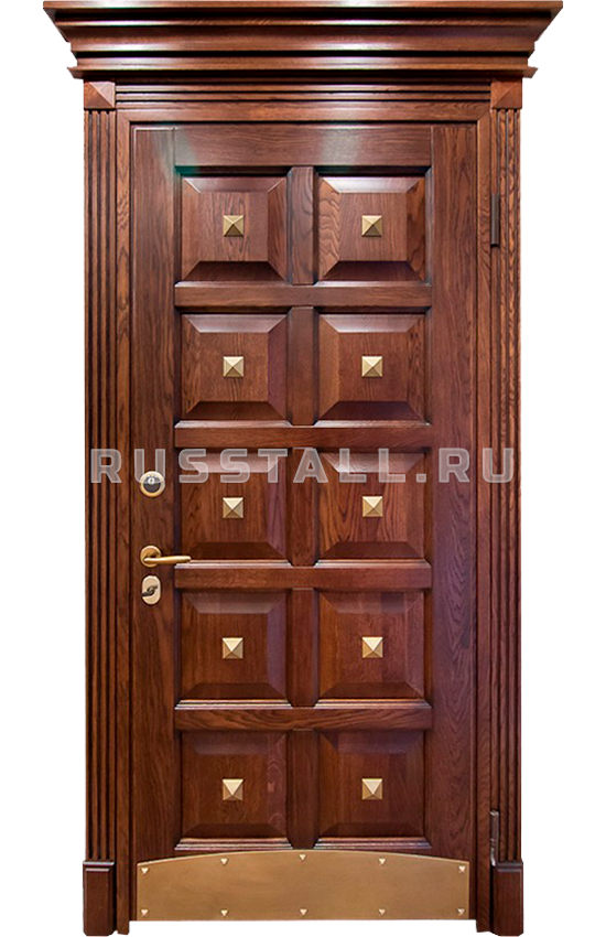 Стальная дверь из массива RS86 - Изображение