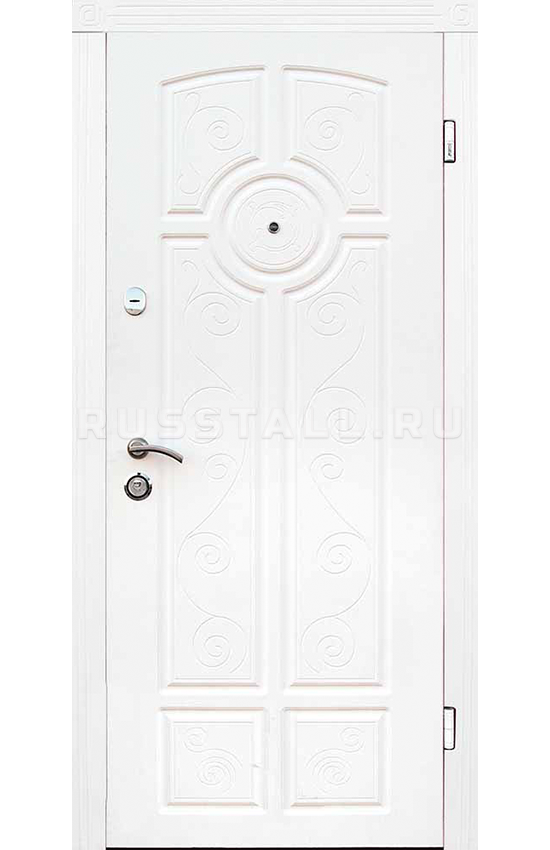 Железная дверь в коттедж RS9 - Изображение