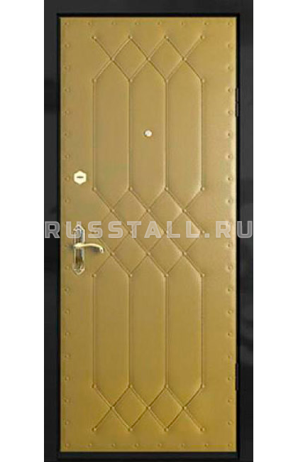 Стальная дверь в квартиру с винилискожей RS27 - Изображение
