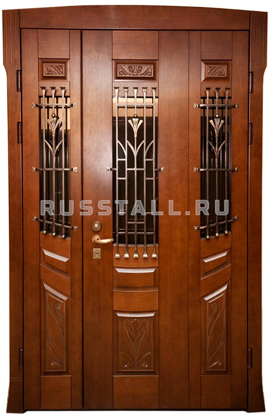 Входная металлическая дверь из массива RS94 - Изображение
