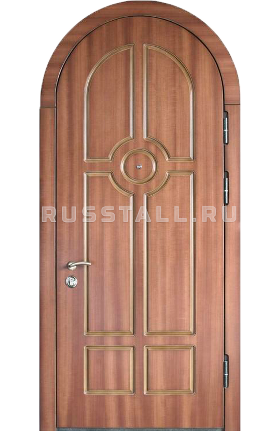 Арочная металлическая дверь RS142
