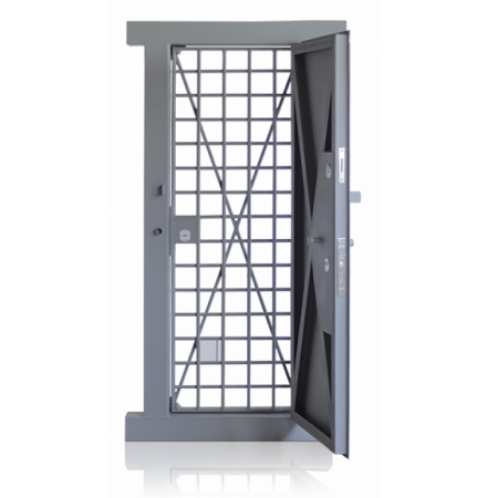 Стальная двойная дверь в КХО RS-327