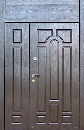 Двустворчатая дверь с фрамугой RS-277 - Изображение