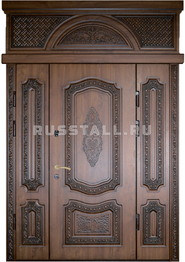 Металлическая дверь из массива RS90 - Изображение