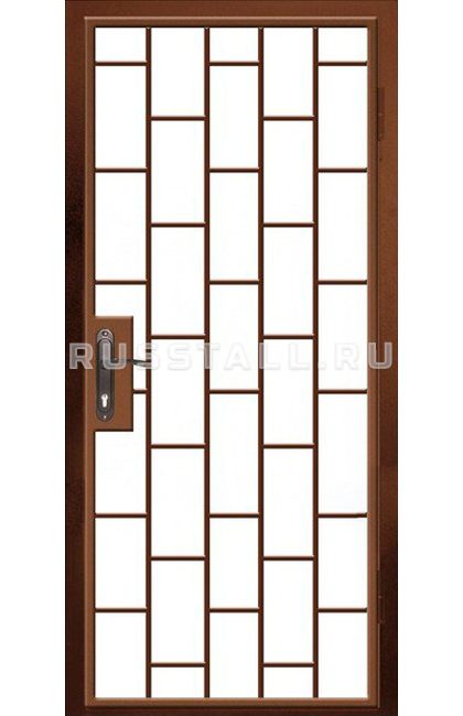 Металлическая решетчатая дверь RS132 - Изображение