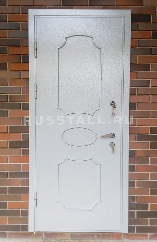 Белая металлическая дверь №95 — изображение