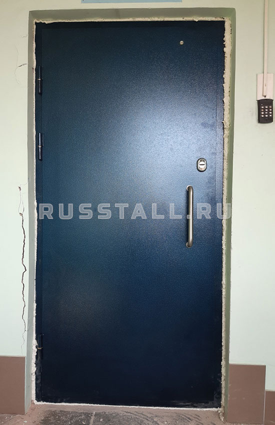 Синяя входная дверь — изображение