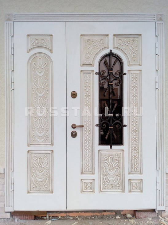 Двухстворчатая железная дверь №88 — изображение