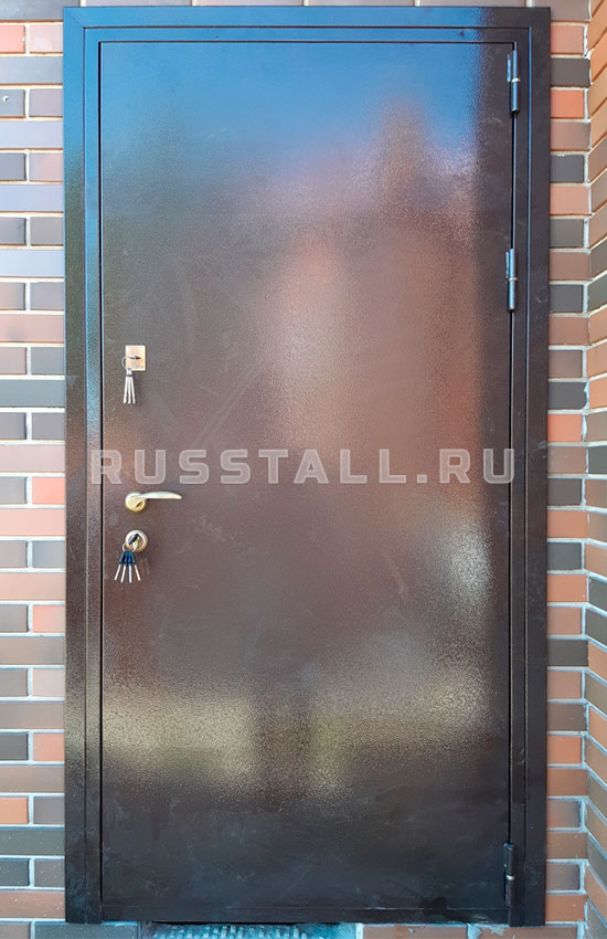 Металлическая входная дверь, вид снаружи — изображение