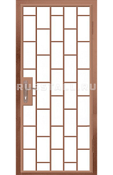 Железная входная дверь с порошковым напылением RS137 - Изображение