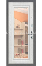 Стальная дверь с зеркалом RS65 - Изображение