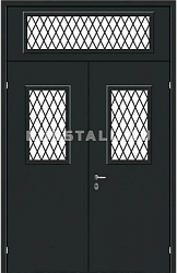 Стальная двухстворчатая дверь RS136 - Изображение