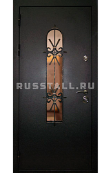 Железная дверь с порошковым напылением и МДФ RS22 - Фото Железная дверь с порошковым напылением и МДФ RS22 - Изображение