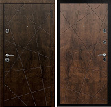 Входная стальная дверь в частный дом RS-365 - Изображение