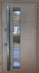 Металлическая входная дверь в коттедж RS15 - Изображение