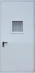 Металлическая дверь с окном в кассу RS-342 - Изображение