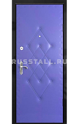 Металлическая дверь с винилискожей RS26 - Изображение