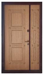 Дверь металлическая двухстворчатая RS871 - Изображение