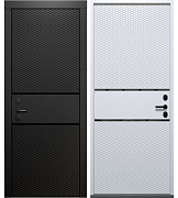 Металлическая входная дверь в частный дом RS-371 - Изображение