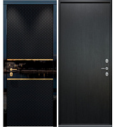Входная металлическая дверь в частный дом RS-372 - Изображение