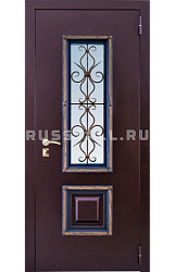 Железная порошковая дверь с МДФ RS18 - Фото Железная порошковая дверь с МДФ RS18 - Изображение